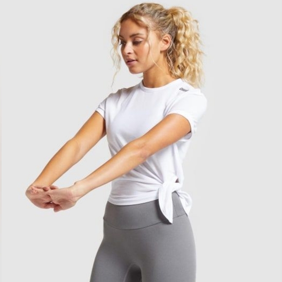 Gymshark Tops - Gymshark Training Oversized Essential Tee - White Sz: XL